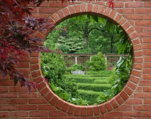 Boxwood garden